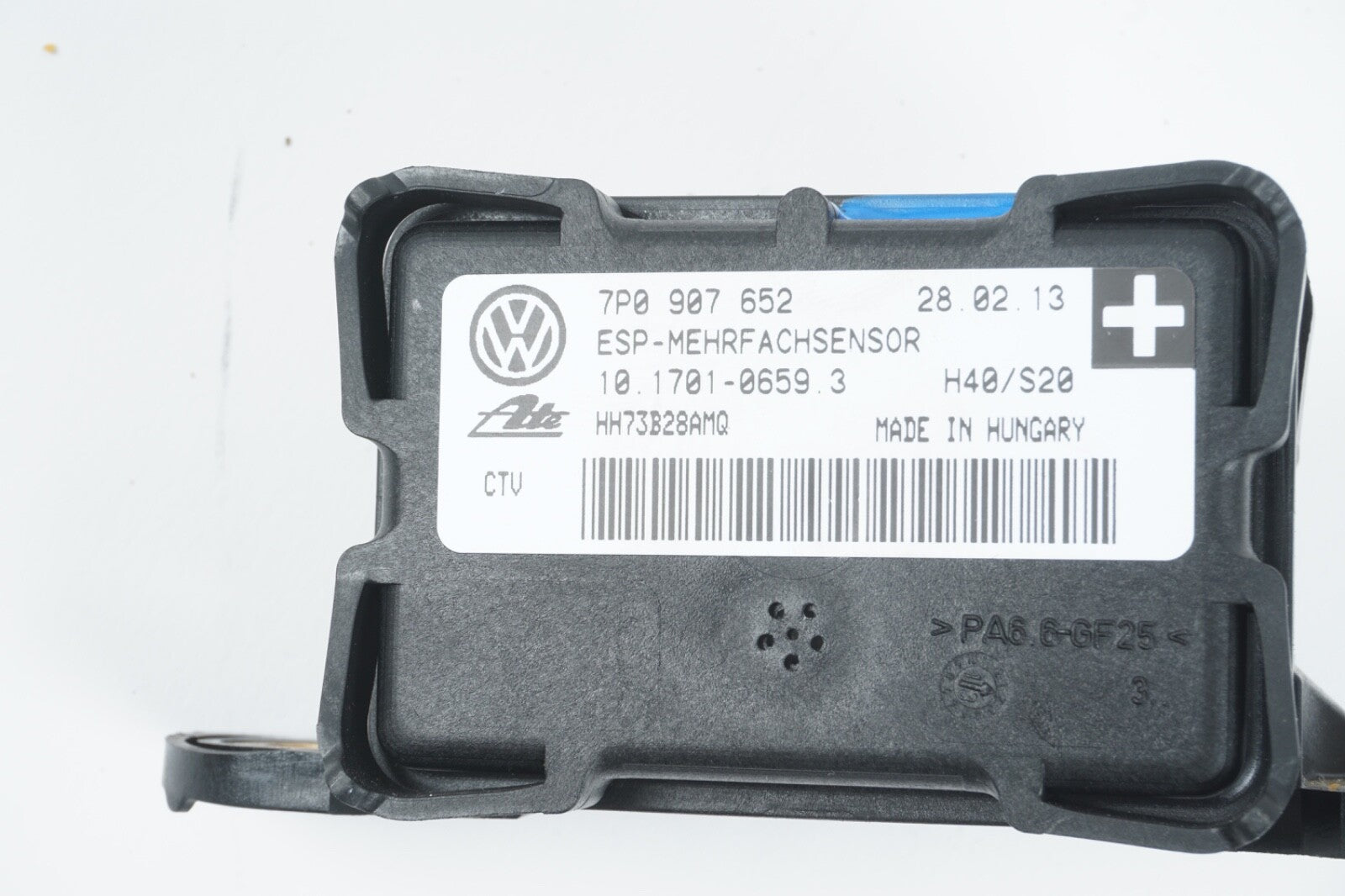 2011-2018 PORSCHE CAYENNE 958 YAW TURN RATE ACCELERATION SPEED SENSOR 7P0907652