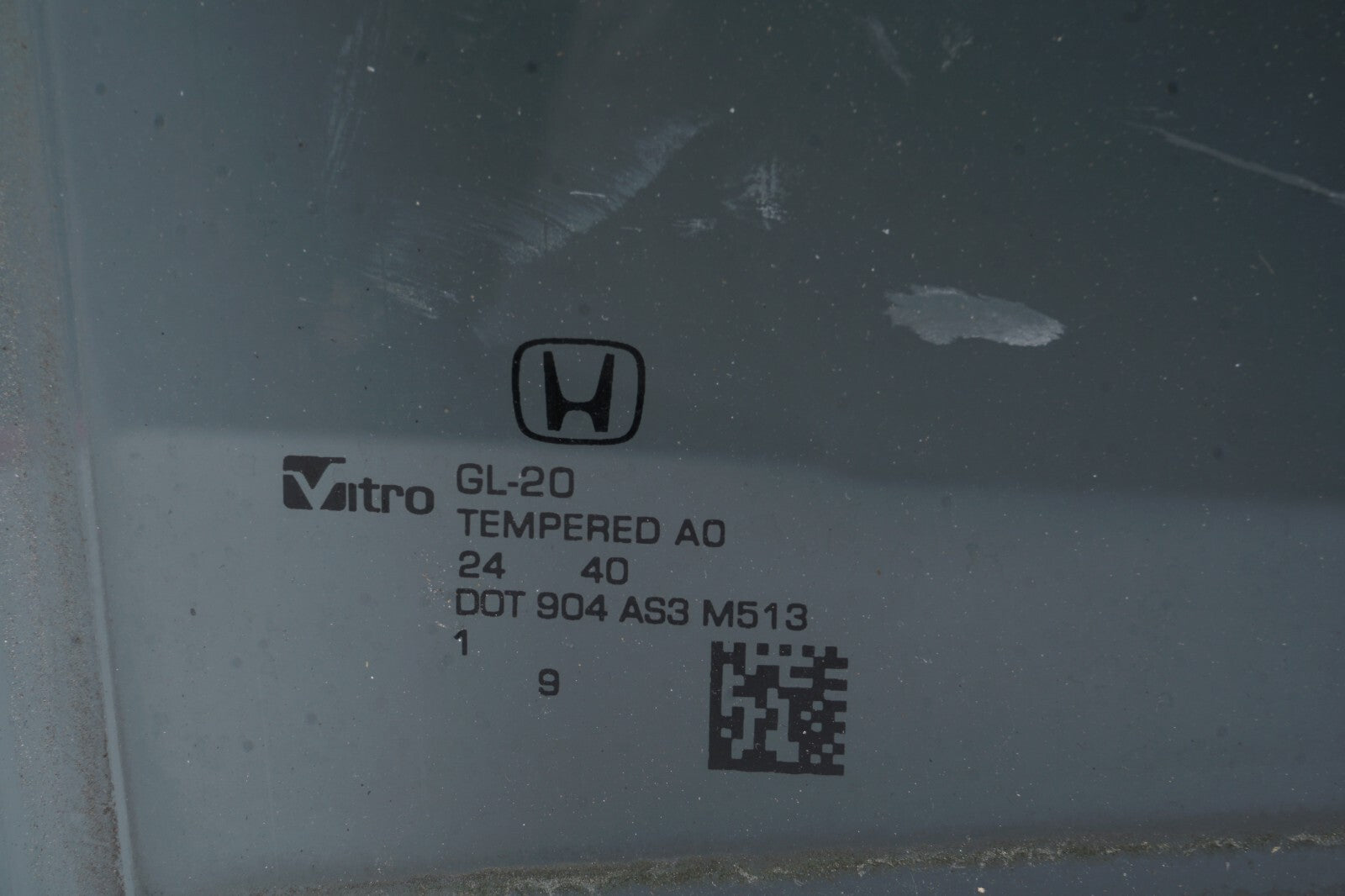 18 - 24 Honda Odyssey Rear Right Passenger Side Door Window Glass OEM