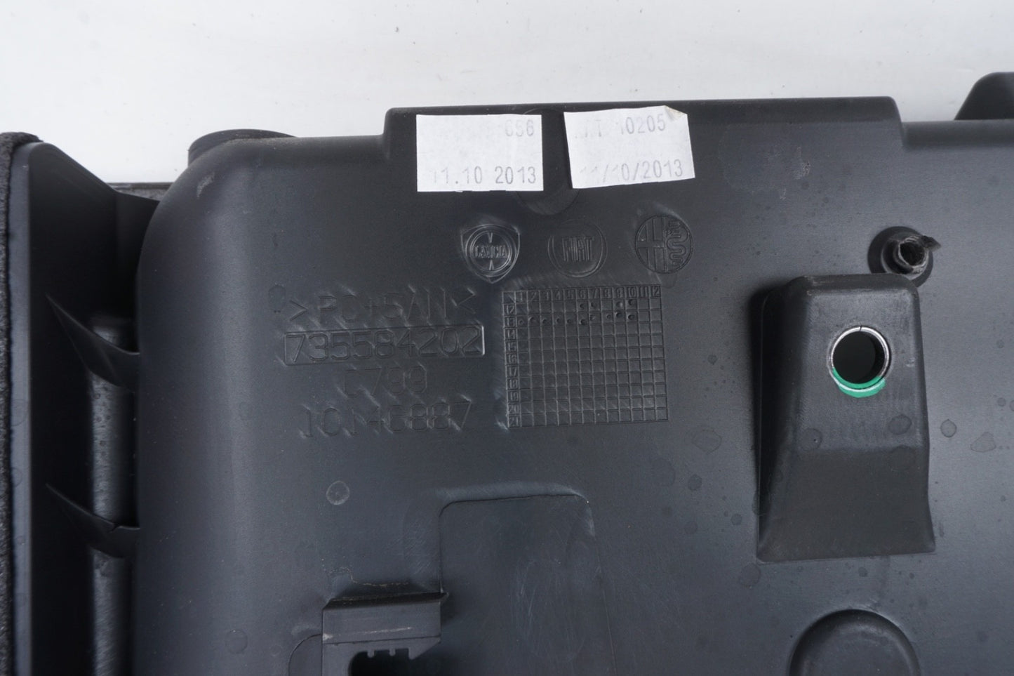 2014 - 2017 Fiat 500l Rear License Plate Cover Trim Panel OEM