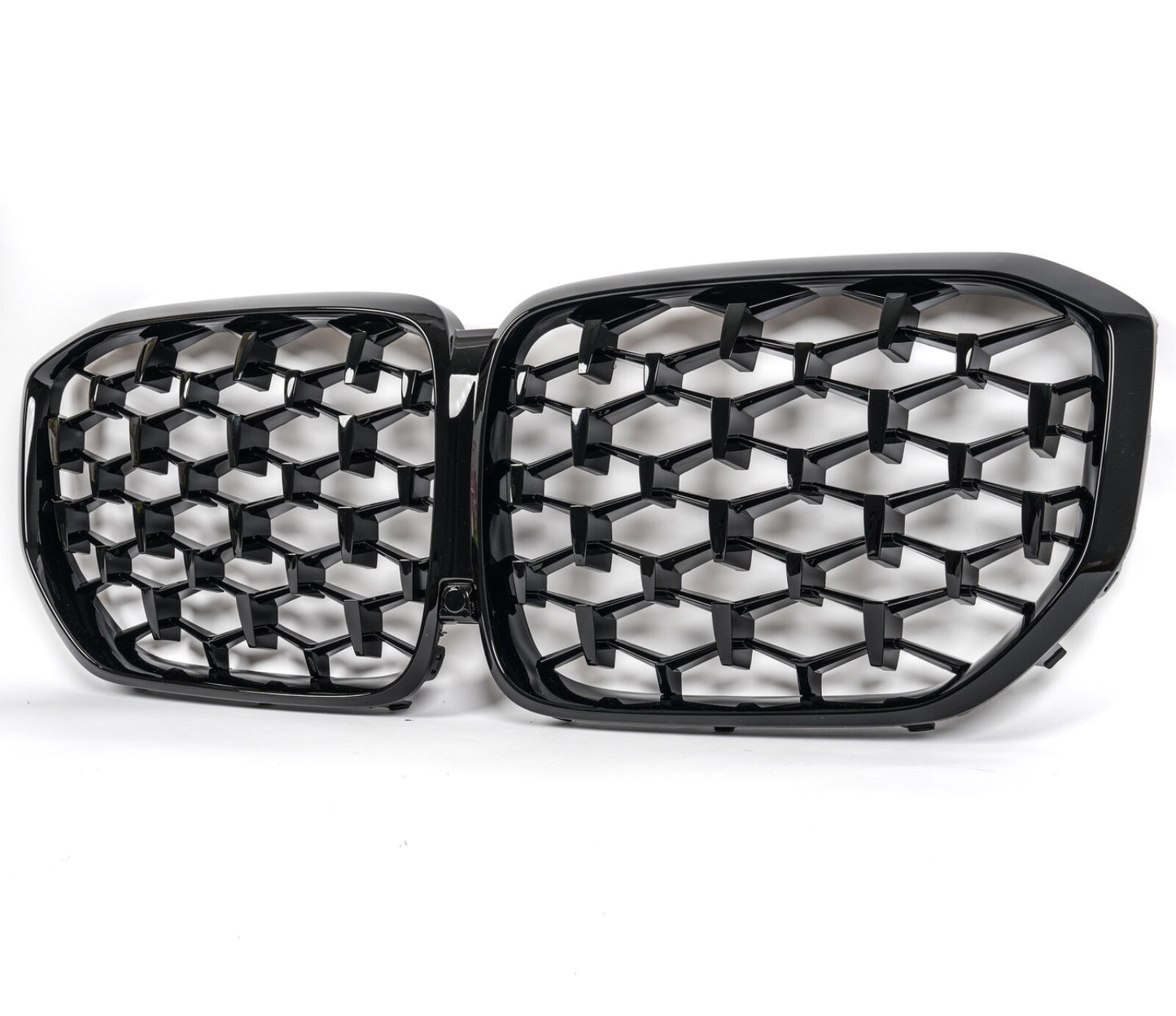 For 2019 - 2022 BMW X5 G05 Diamond Glossy Black Front Bumper Mesh Grille Grill