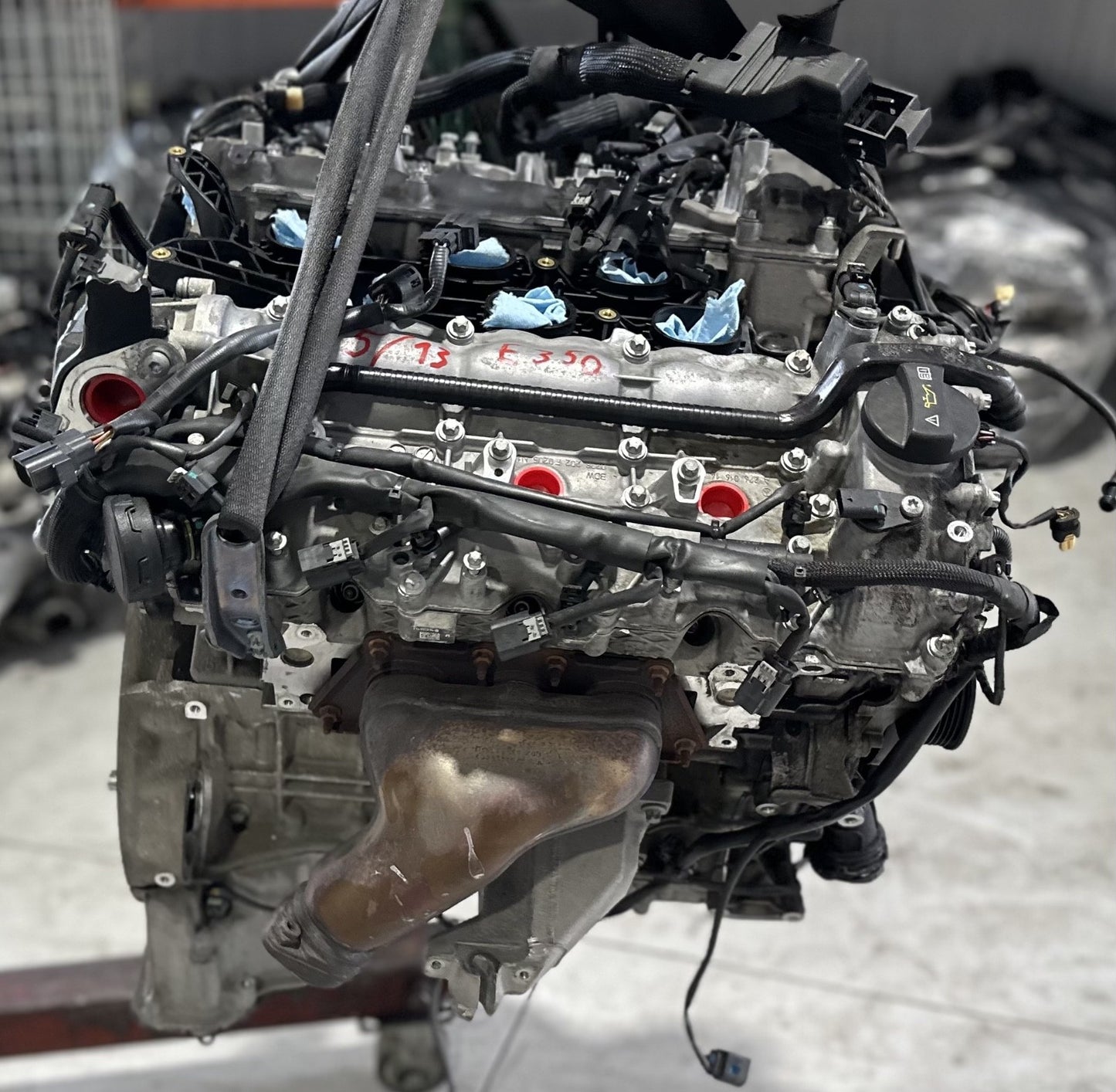 2013 2014 MERCEDES E350 W212 3.5L RWD ENGINE MOTOR 62k miles