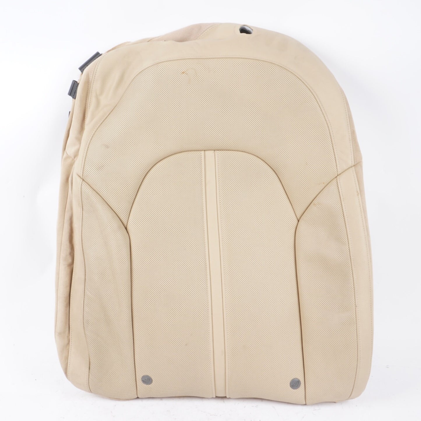 11-17 AUDI A8 A8L S8 REAR RIGHT PASSENGER SEAT BACK BACKREST UPPER COVER BEIGE
