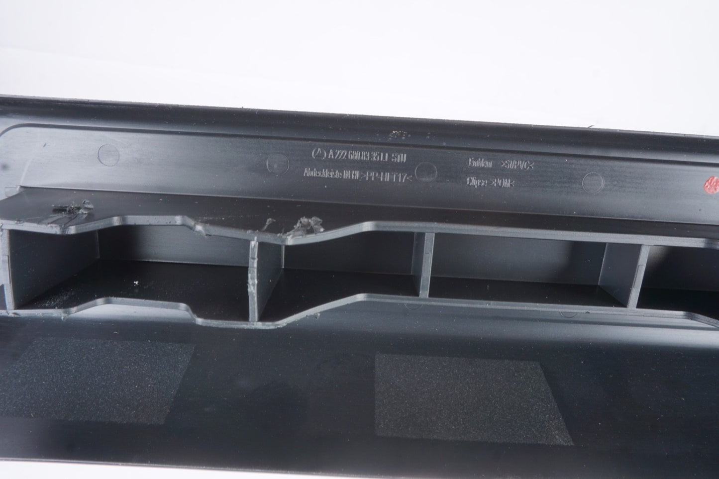 2014-2017 MERCEDES S550 W222 REAR FRONT DOOR SILL SCUFF TRIM PLATE COVER SET OEM