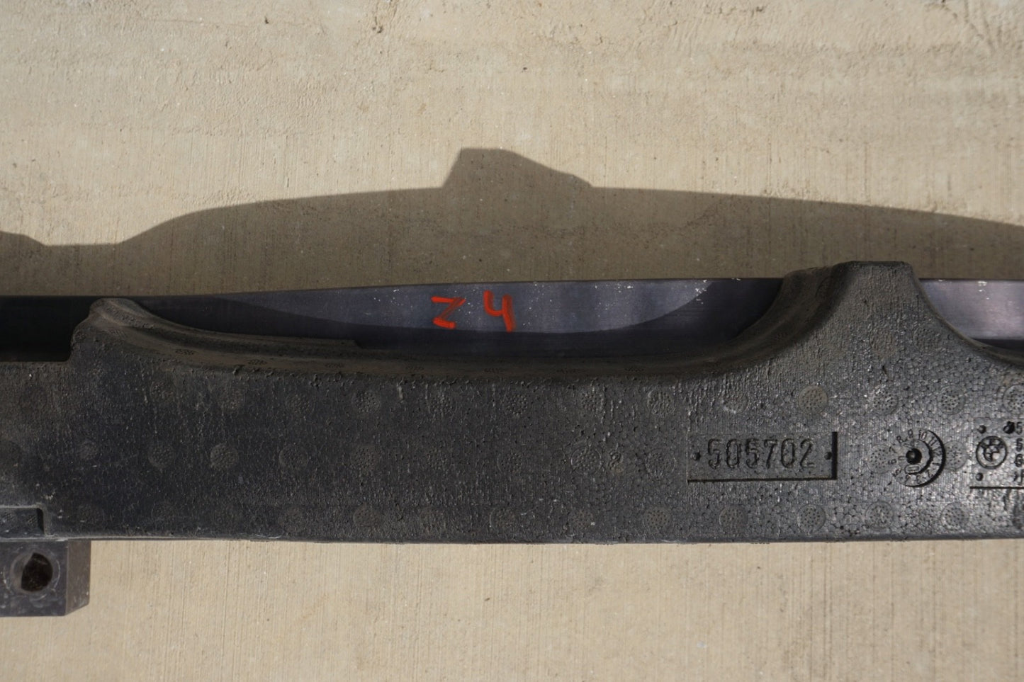 2003-2008 BMW E85 Z4 FRONT BUMPER REINFORCEMENT IMPACT BAR INSERT 7016056 OEM
