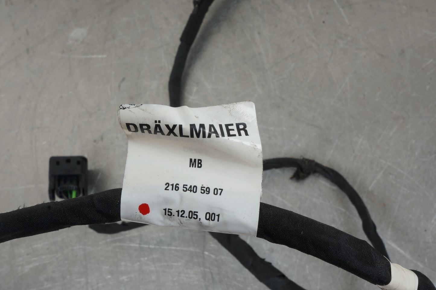 2007 - 2014 Mercedes CL550 W216 2011 Left Driver Door Wire Wiring Harness