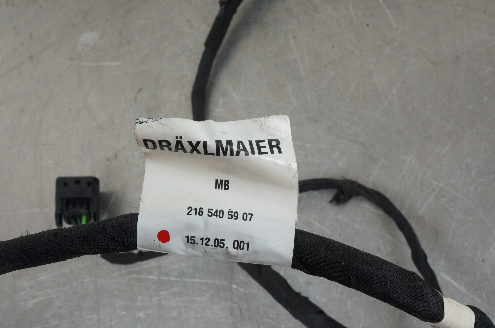 2007 - 2014 Mercedes CL550 W216 2011 Left Driver Door Wire Wiring Harness