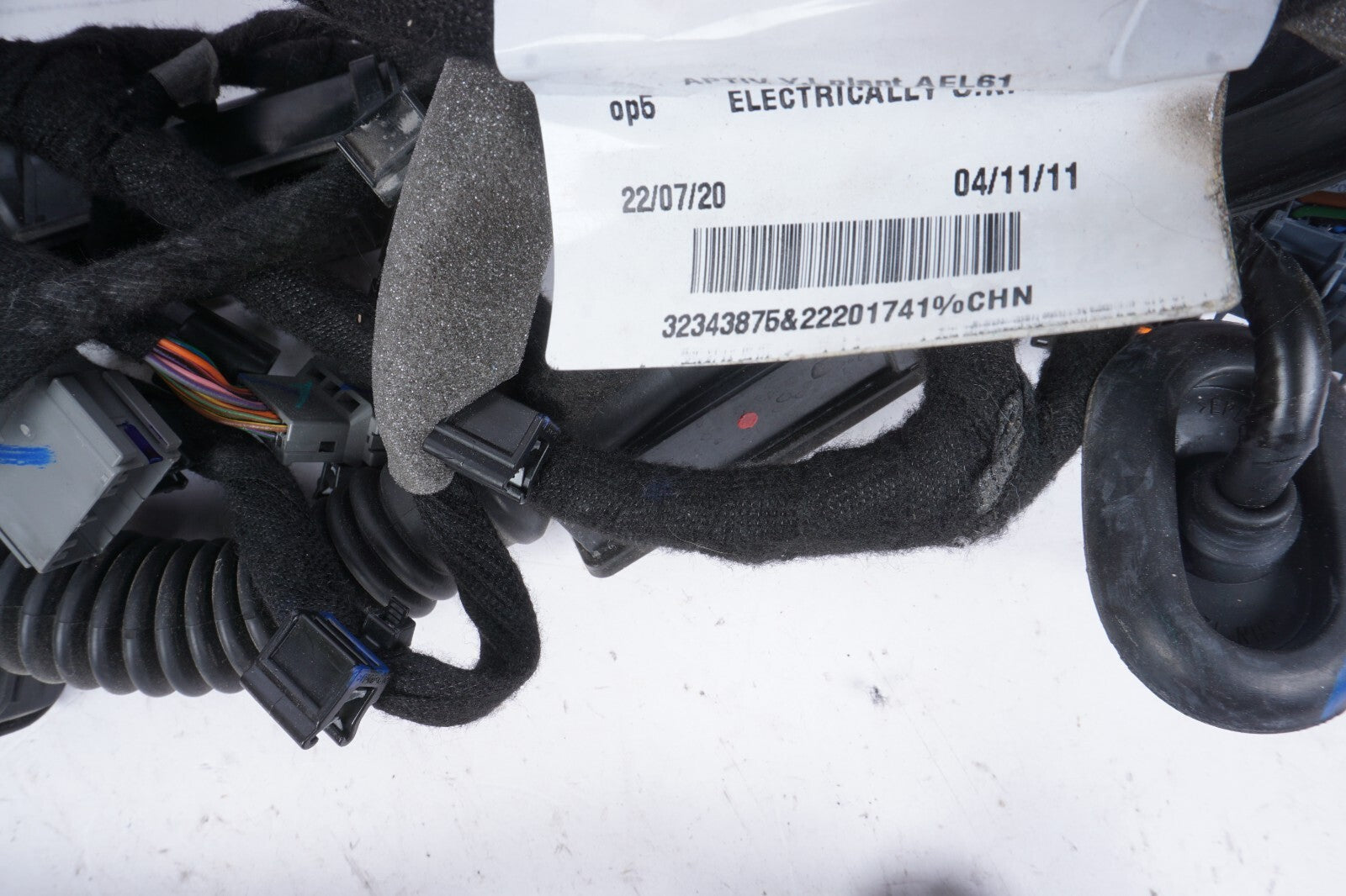 2021-2024 Polestar 2 Door Wire Harness Front & Rear Set Of 4 OEM