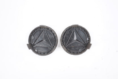 Mercedes-Benz Center Caps Dark Blue Set of 2 75mm OEM
