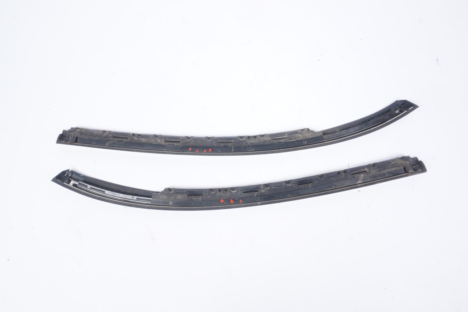 14-2019 Mini Cooper F55 Retaining Rear Right Left Mould Panel Trim CHROME SET