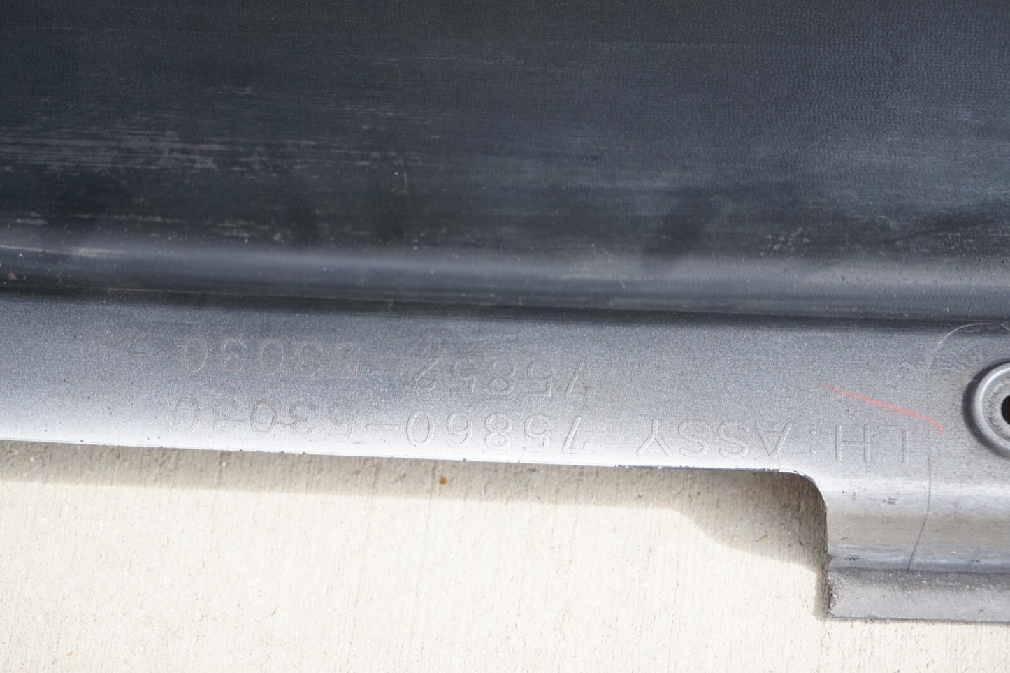 2010 - 2015 Lexus IS250 IS350 Convertible Left Side Rocker Panel Molding OEM
