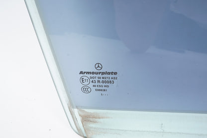 08-14 Mercedes W204 C300 C250 C350 REAR RIGHT PASS SIDE DOOR WINDOW GLASS OEM