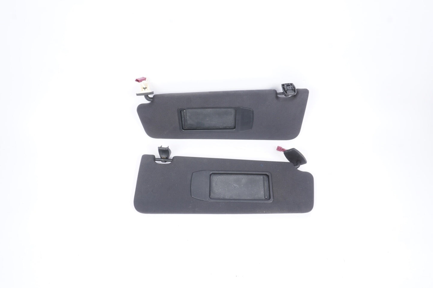 2009 - 2015 BMW 750LI  FRONT RIGHT & LEFT SUN VISOR SHADE SET GRAY CLOTH