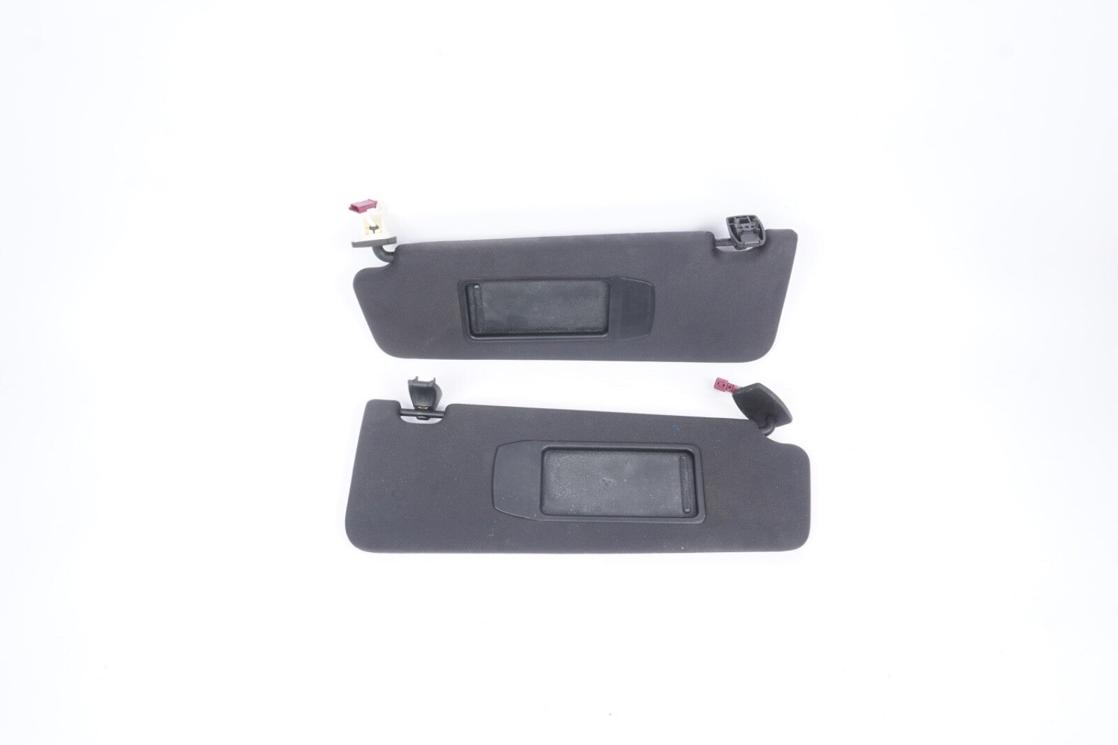 2009 - 2015 BMW 750LI  FRONT RIGHT & LEFT SUN VISOR SHADE SET GRAY CLOTH
