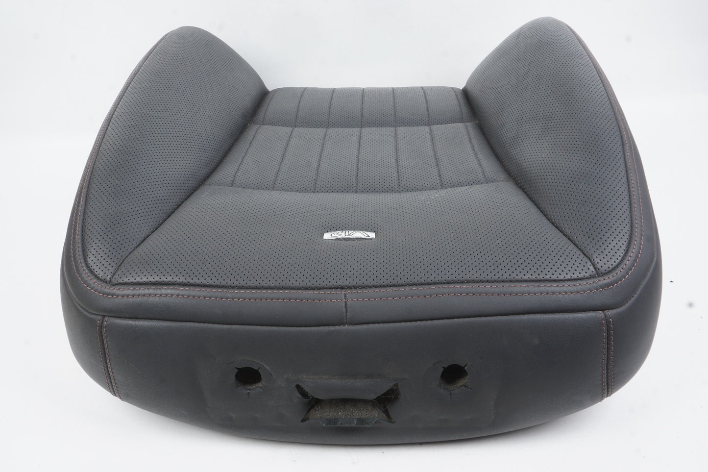 10-13 Mercedes W221 S600 Front Right Seat Cushion Top Upper Exclusive Black OEM