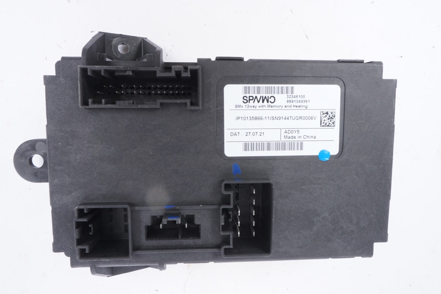 2021-2022 POLESTAR 2 OEM FRONT RIGHT SEAT MEMORY HEATING CONTROL MODULE 32346100