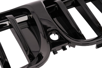 For 2021 BMW 330i Sedan Grille Grill Gloss Black W/Camera Option