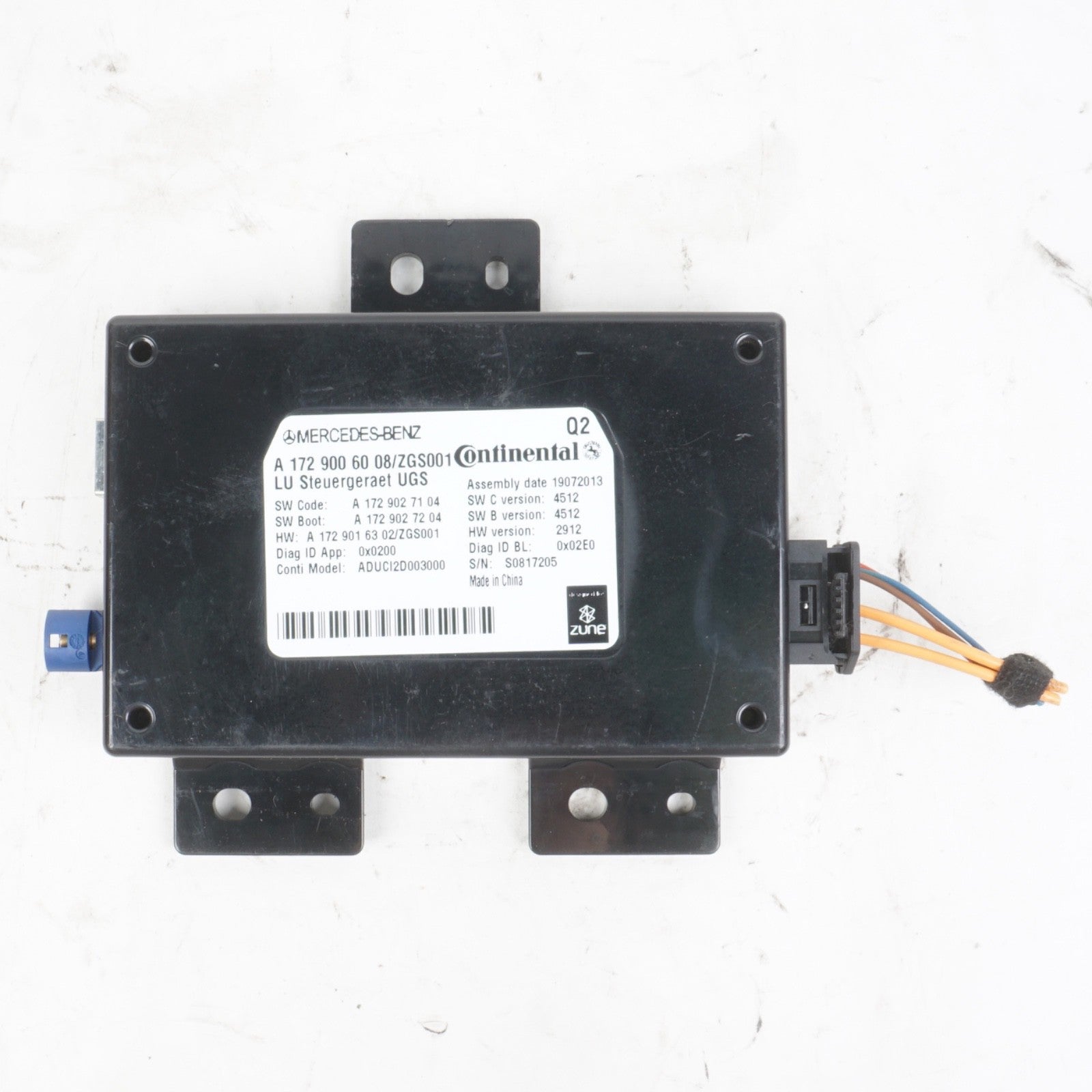 2013 - 2017 Mercedes C250 Communication Control Module Unit OEM