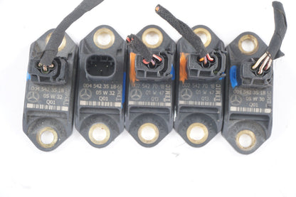 03-08 Mercedes R230 SL500 Suspension Acceleration Switch Sensor 5Pcs OEM