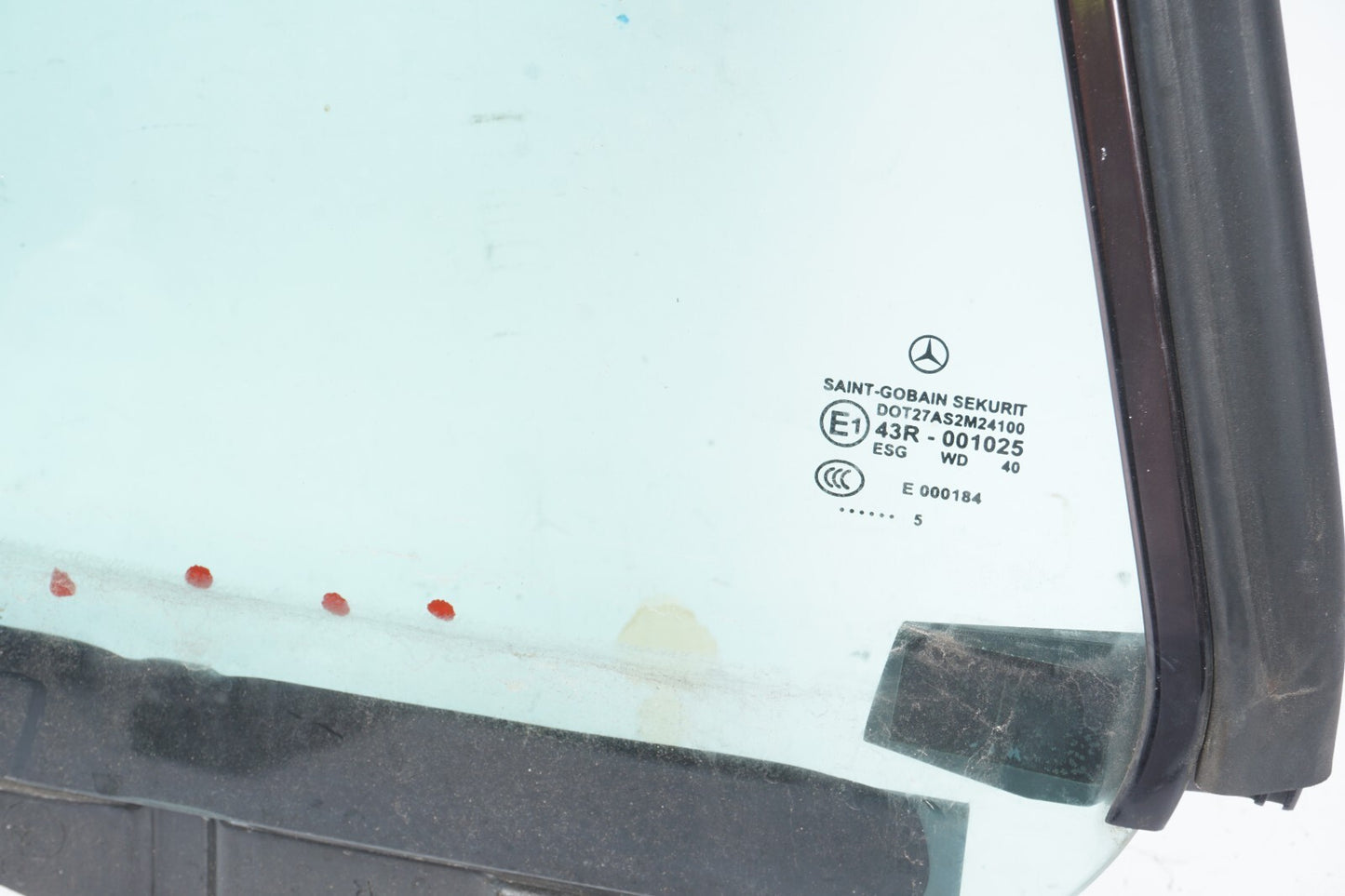 03-12 Mercedes R230 SL500 SL550 Rear Right Pass Side Quarter Window Glass OEM