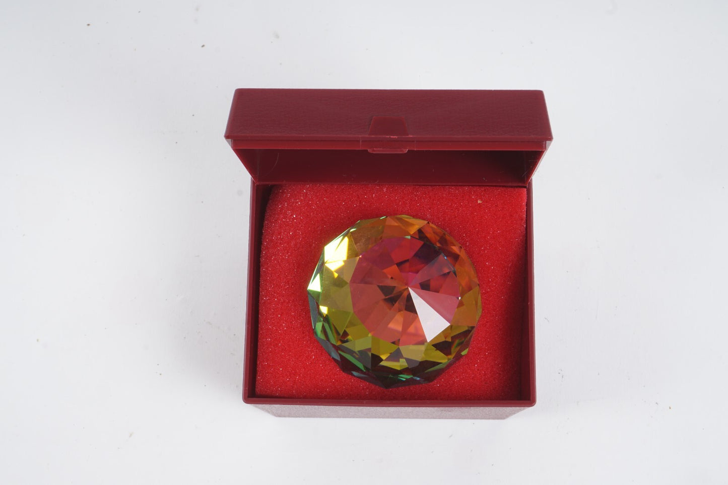 Swarovski Crystal Vitrail Medium Round Paperweight Rainbow