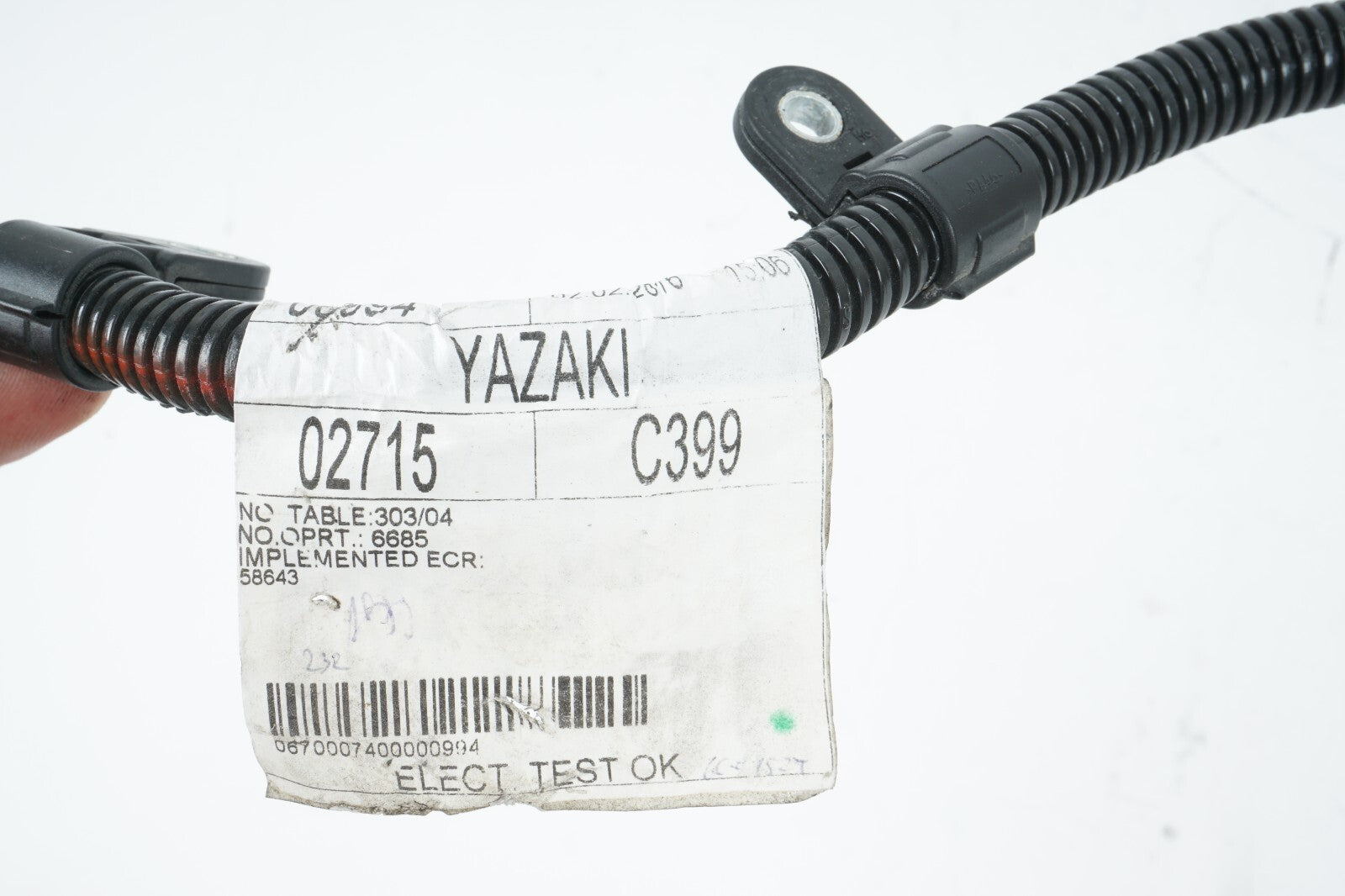 2014 - 2017 MASERATI QUATTROPORTE TRANSMISSION WIRE HARNESS 06700074000 OEM