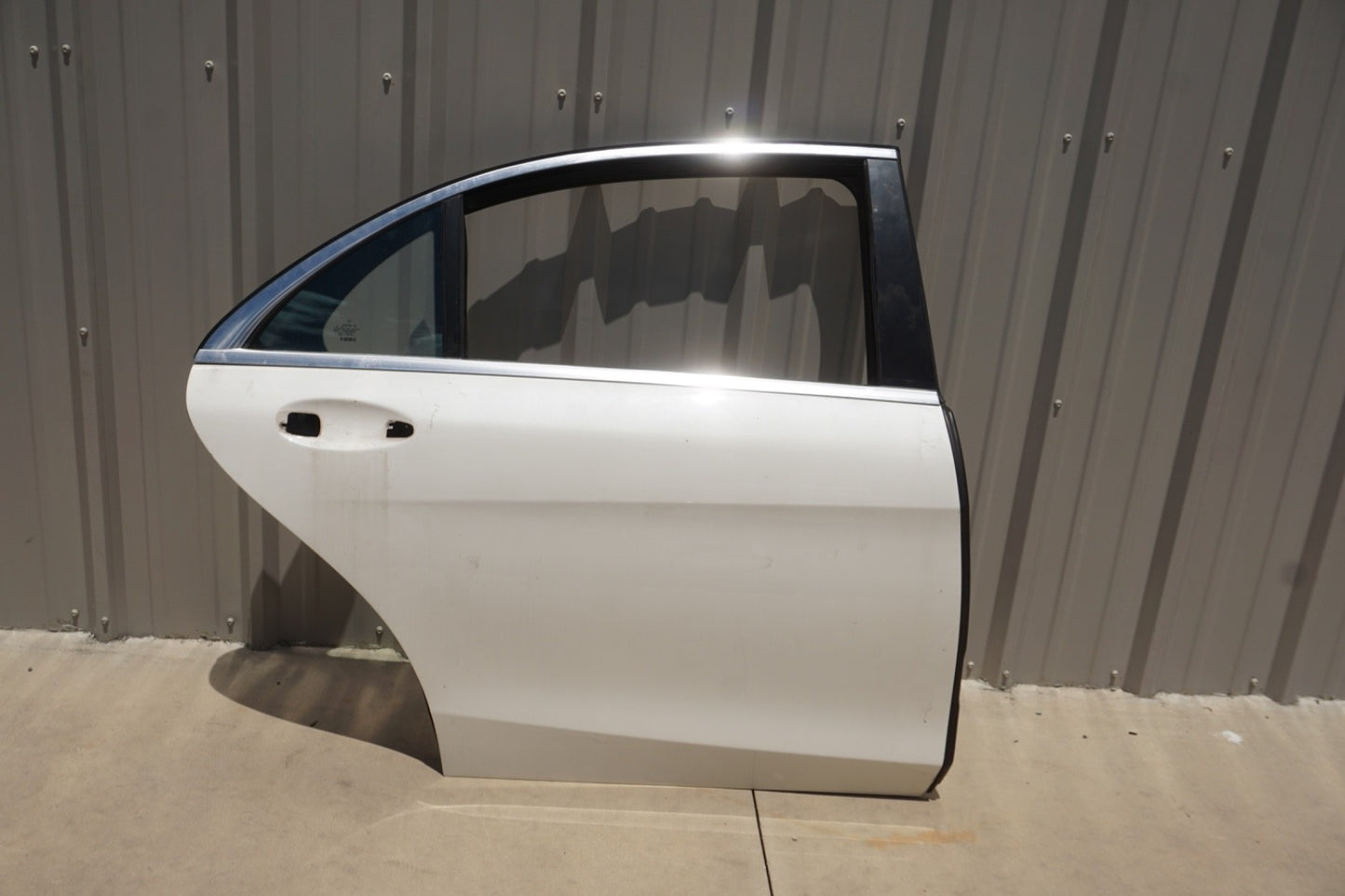 14-20 Mercedes W222 S550 S560 S600 Rear Right Side Door Shell Diamond White