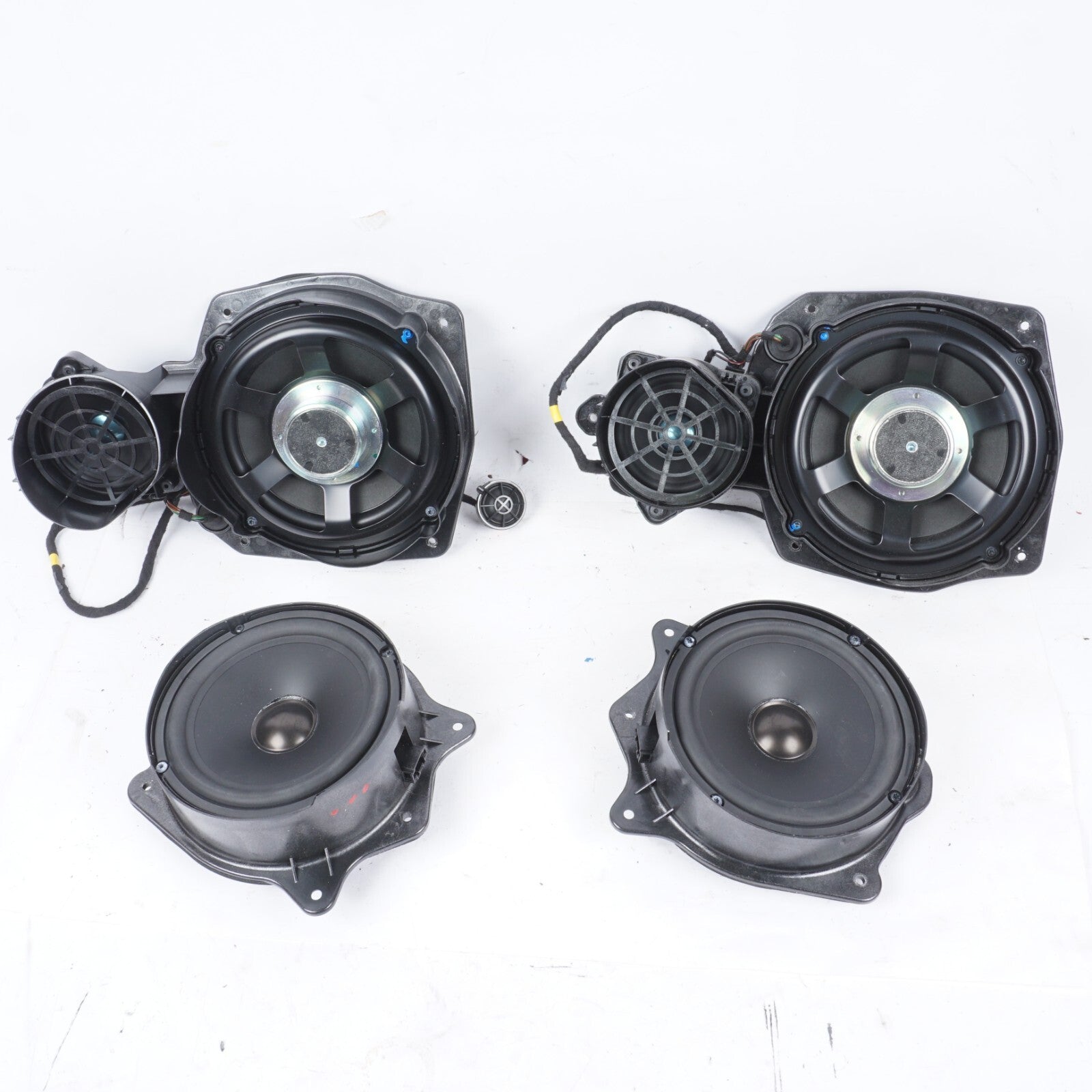 10-13 Mercedes W221 S550 S400 S63 Audio Speaker Set Of 4 OEM