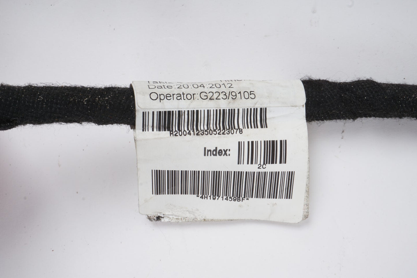 11-17 AUDI A8 A8L DASH DASHBOARD INSTRUMENT PANEL WIRING HARNESS 4H1971459BF OEM