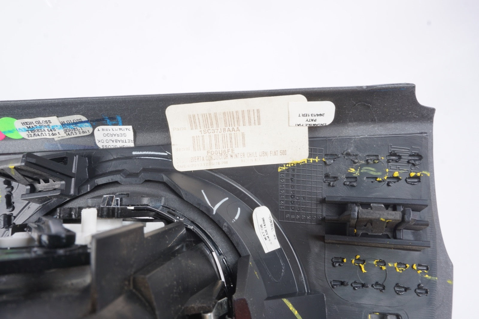 2012-2019 Fiat 500 Front Left Dash AC Air Vent 1VH57LW9AA OEM