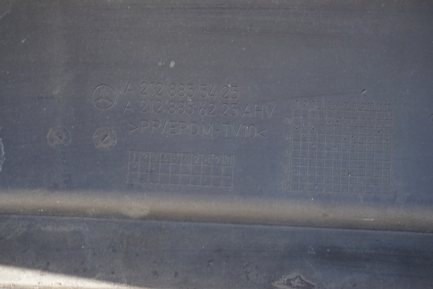 10-13 Mercedes W212 E550 E350 E400 Rear Bumper Cover Assembly OEM