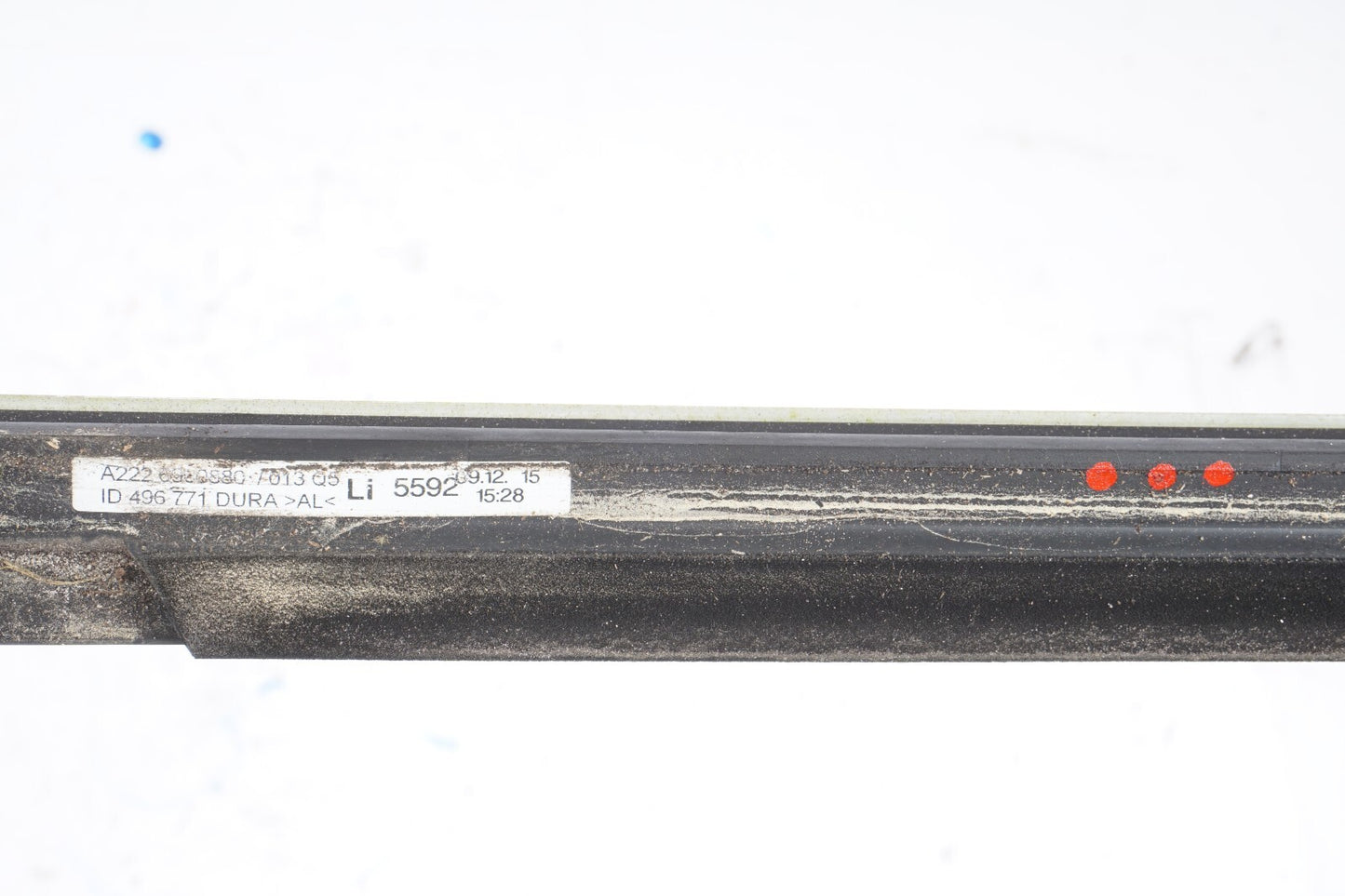 14 - 17 Mercedes S550 W222 Rear Left Driver Side Door Window Belt Molding OEM