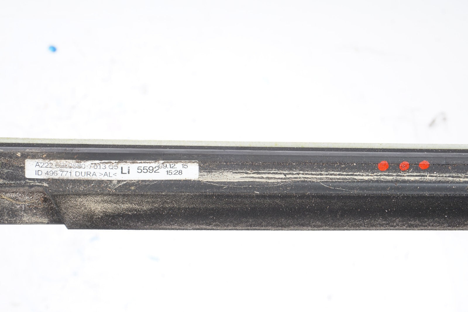 14 - 17 Mercedes S550 W222 Rear Left Driver Side Door Window Belt Molding OEM