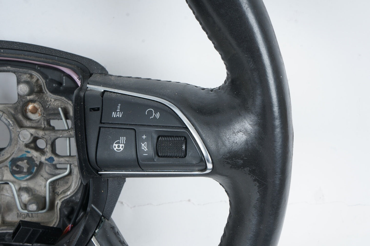 2012-2015 Audi A7 A6 4 Spoke Steering Wheel OEM BLACK