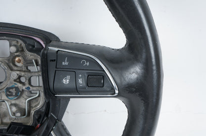 2012-2015 Audi A7 A6 4 Spoke Steering Wheel OEM BLACK