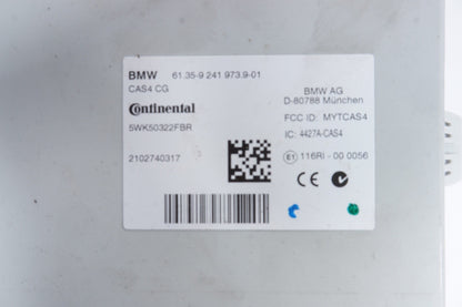 09-13 BMW 550i 650i 750i (F01 F06 F10) 4.4TT N63 ENGINE DME CAS4 MODULE KEY SET