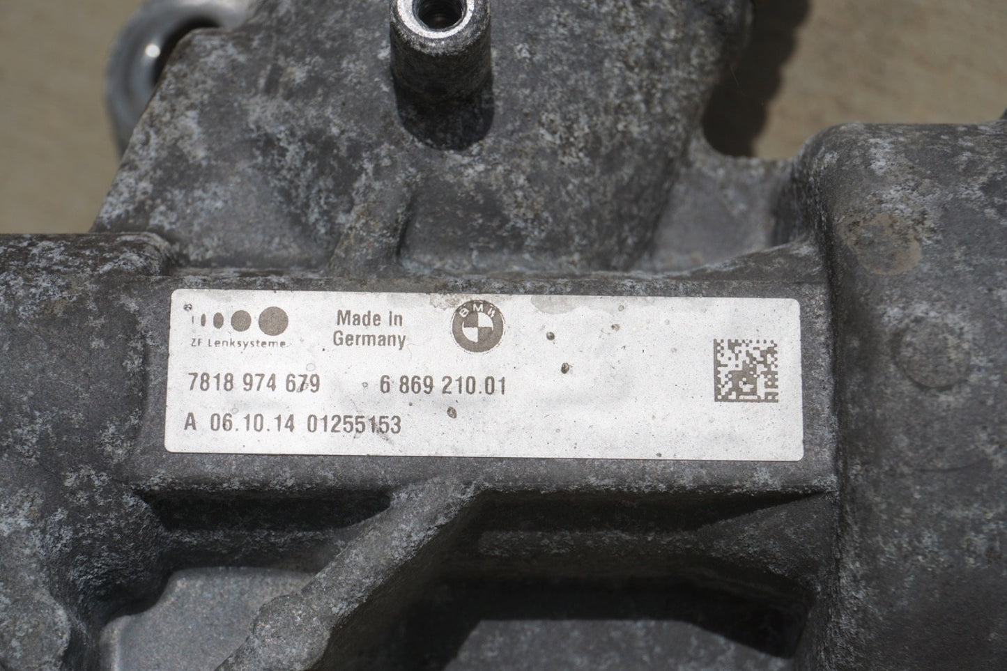 2013-2015 BMW 650 640 Gran Coupe Power Steering GEAR / RACK 6869210 OEM