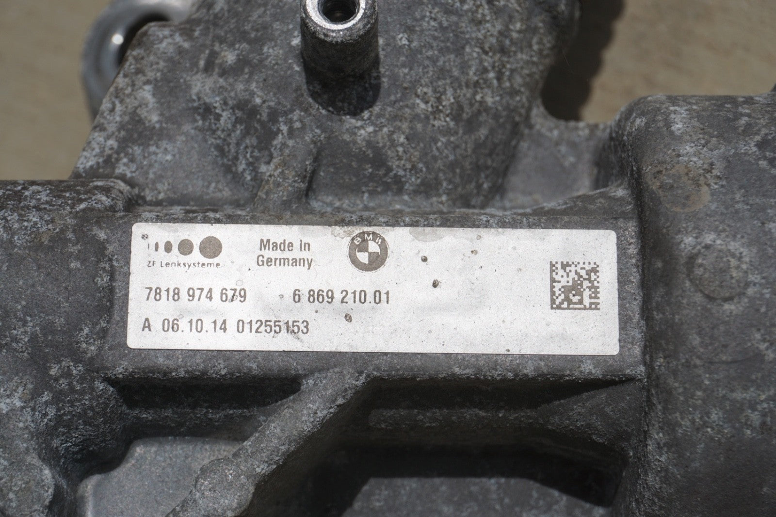 2013-2015 BMW 650 640 Gran Coupe Power Steering GEAR / RACK 6869210 OEM