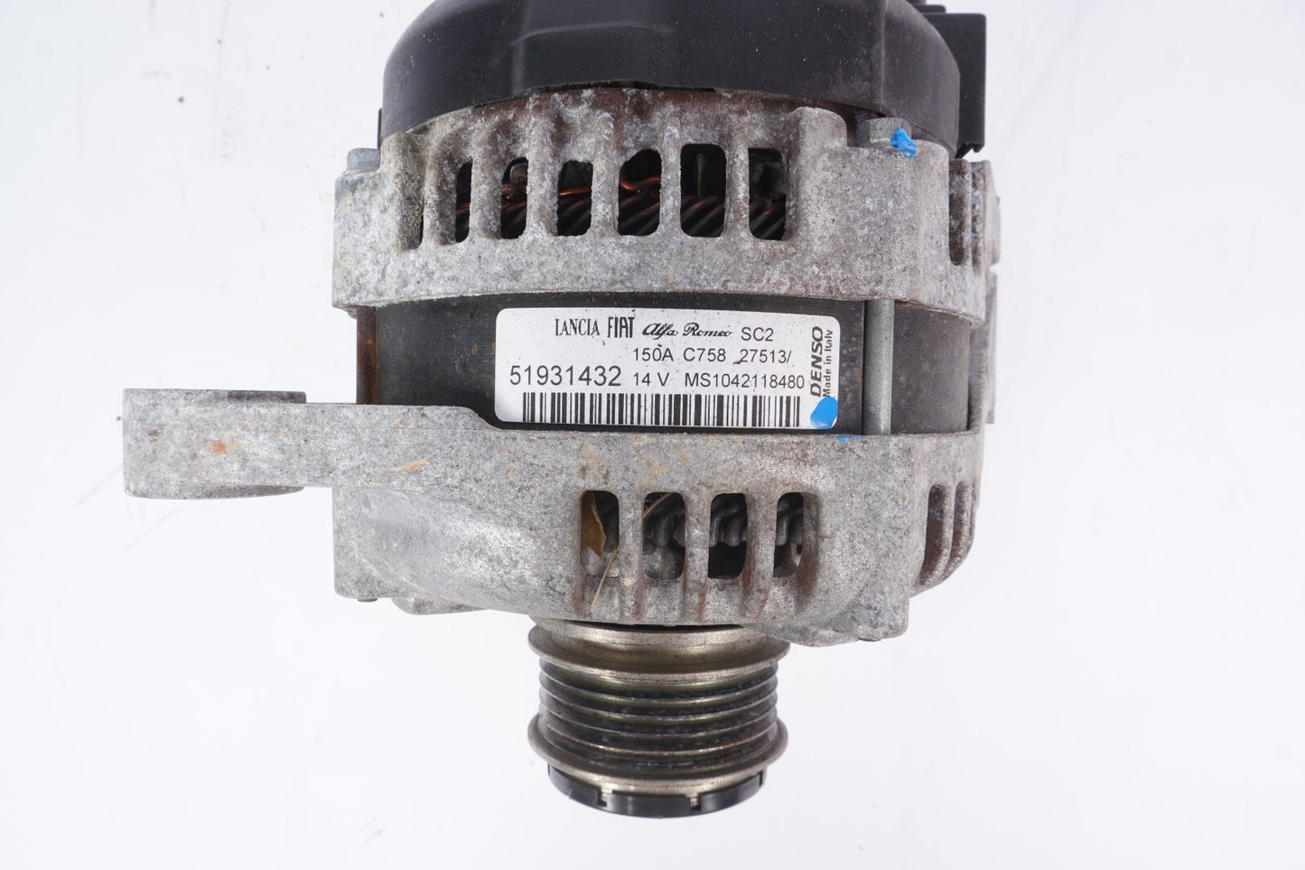 14 - 17 Fiat 500L Alternator 51931432 OEM 36k