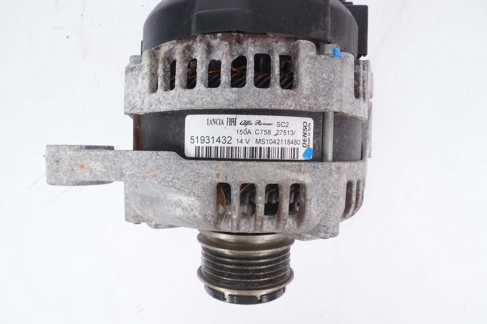 14 - 17 Fiat 500L Alternator 51931432 OEM 36k