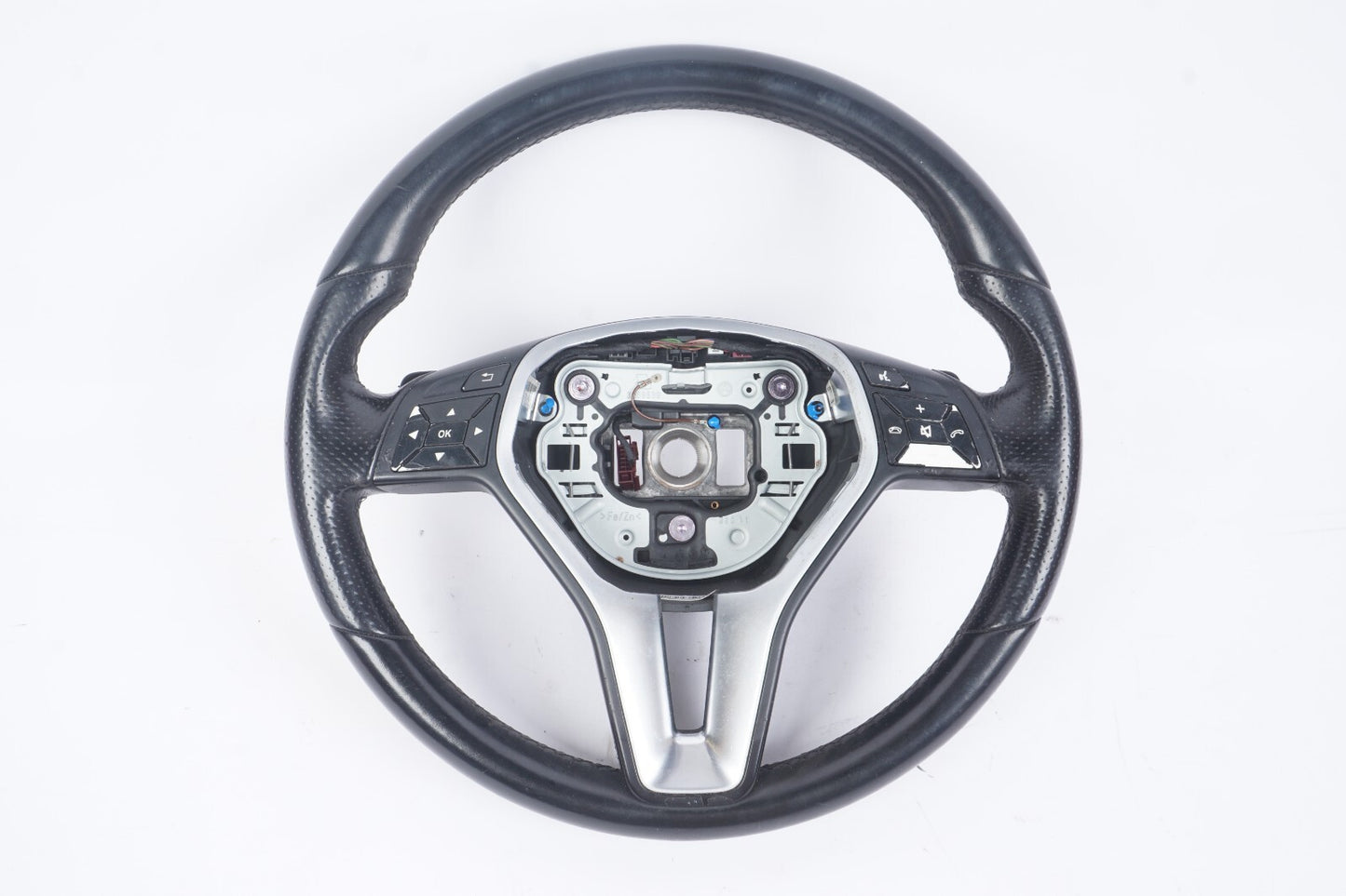 12-18 Mercedes W207 E350 CLS550 E550 Steering Wheel Black w/ Paddle Shifters OEM
