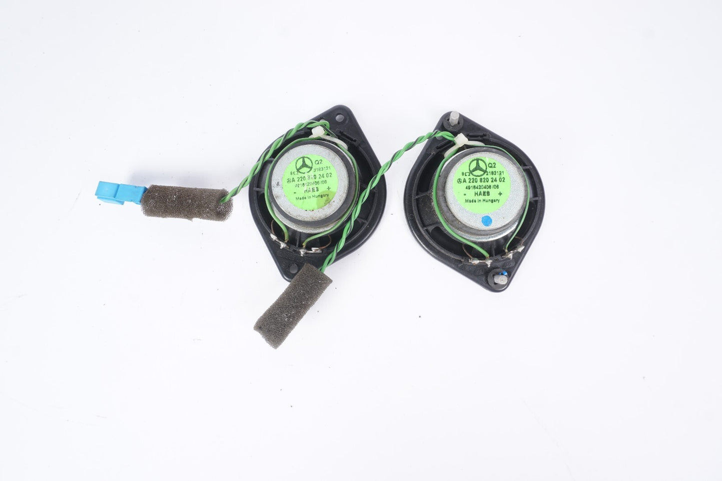 03-12 Mercedes R230 SL550 SL55 Tweeter Speaker Set Of 2 OEM