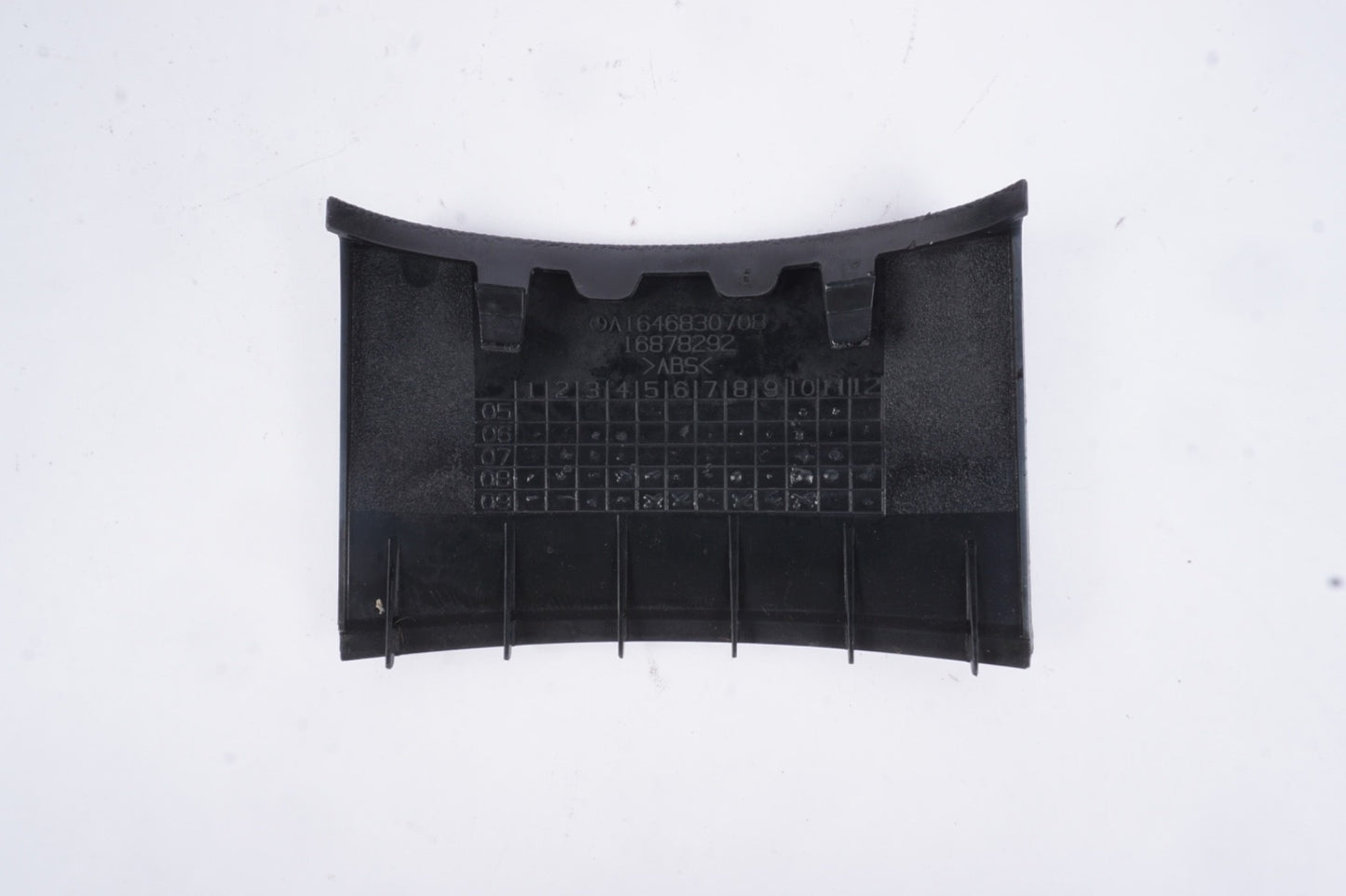 06-12 Mercedes W164 ML350 ML63 GL450 Center Console Trim Cover Panel Black OEM