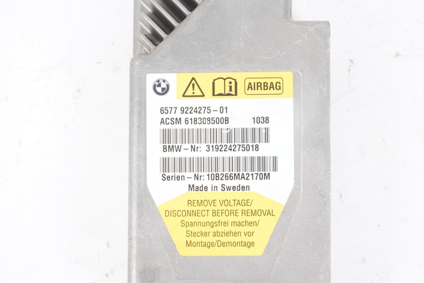2010 - 2013 BMW 550I GT F07  CONTROL MODULE COMPUTER 6577.9224275 OEM
