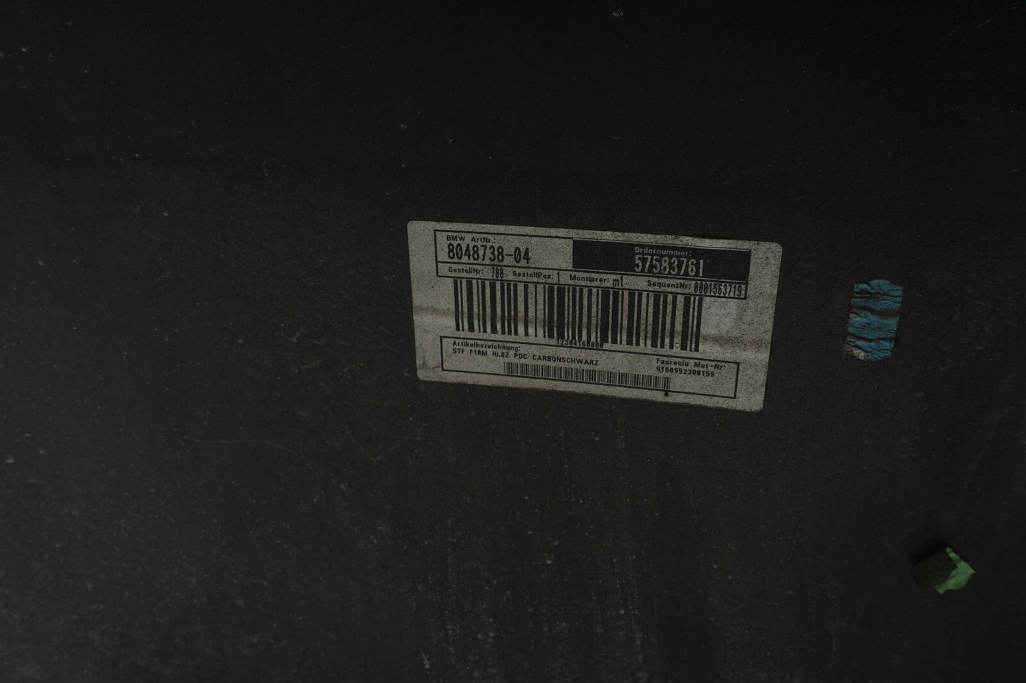 2011-2013 BMW 528i 535i 550i F10 Rear Bumper Cover OEM