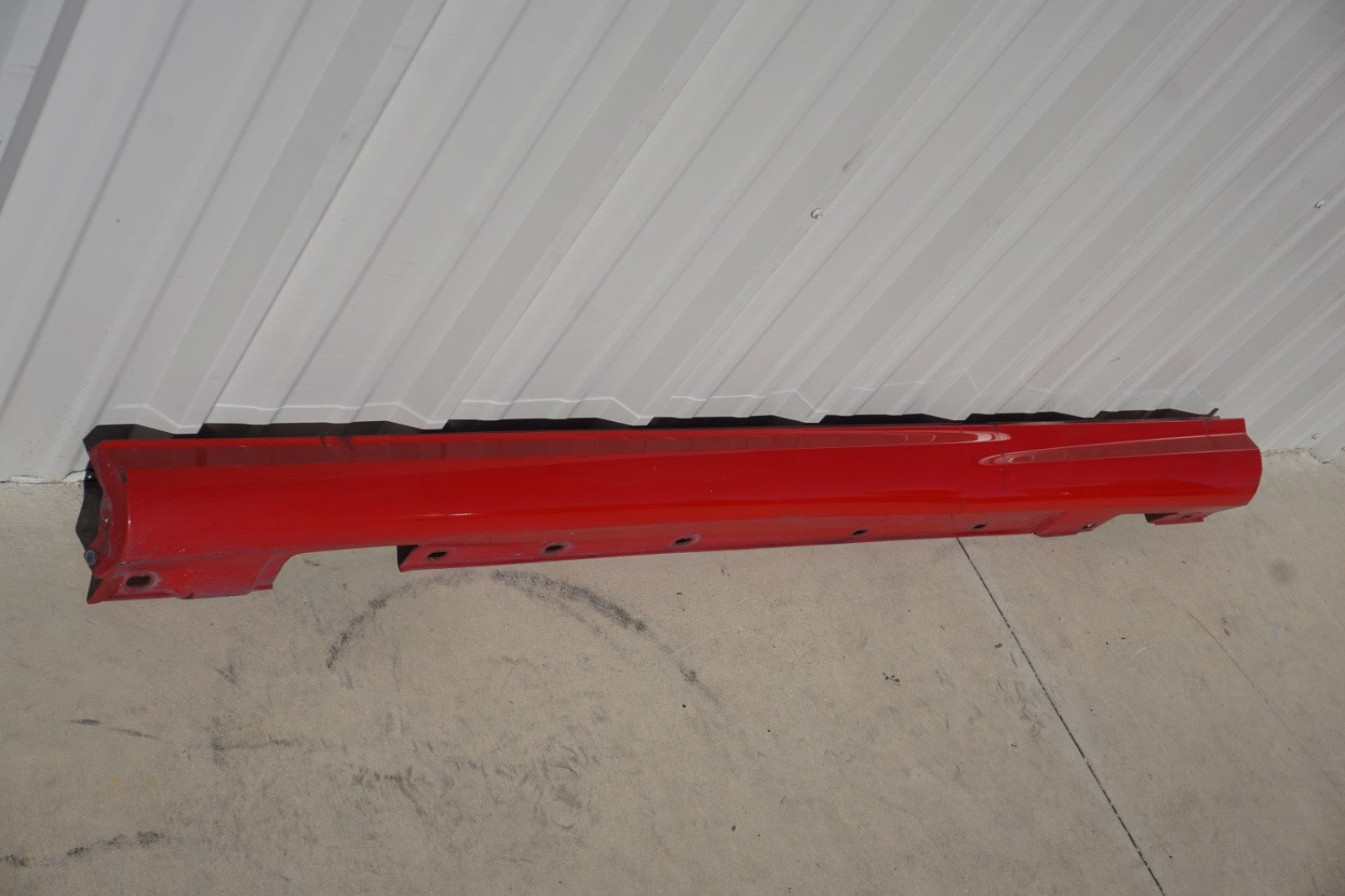 2008 - 2014 Mercedes C250 C300 AMG Sport Sedan Left Side Skirt Rocker Panel Red