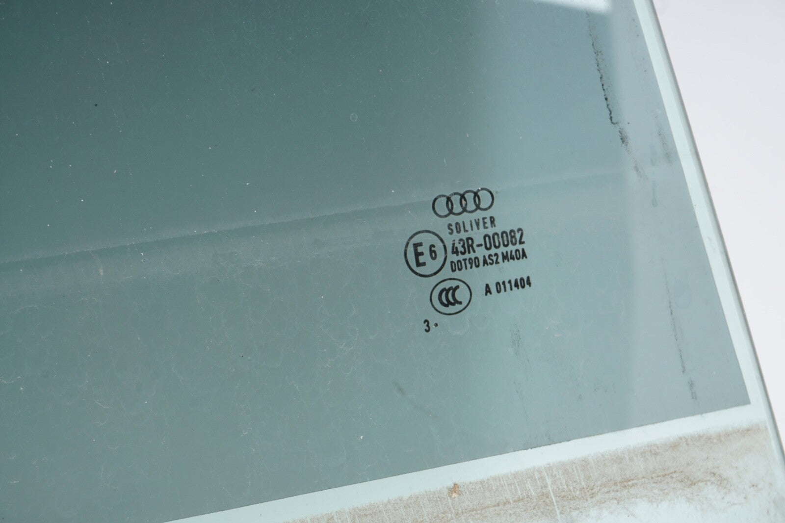 2012 - 2018 AUDI A7  REAR RIGHT PASSENGER SIDE WINDOW GLASS OEM