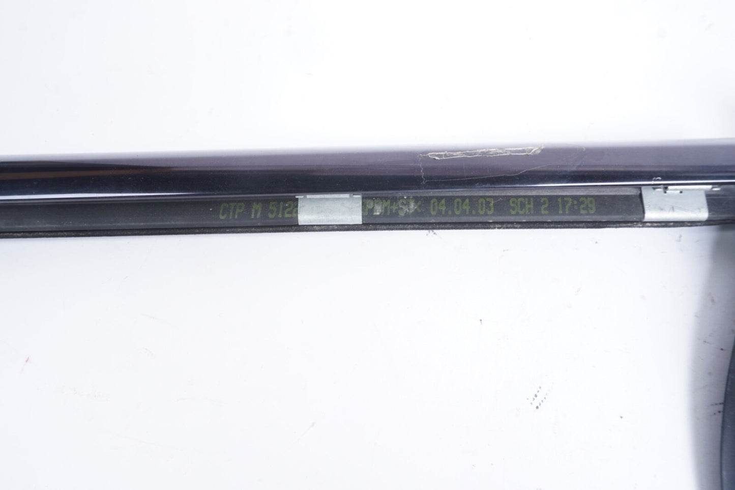 03-12 R230 MERCEDES SL500 PASSENGER RIGHT REAR QUARTER BELT MOLDING TRIM