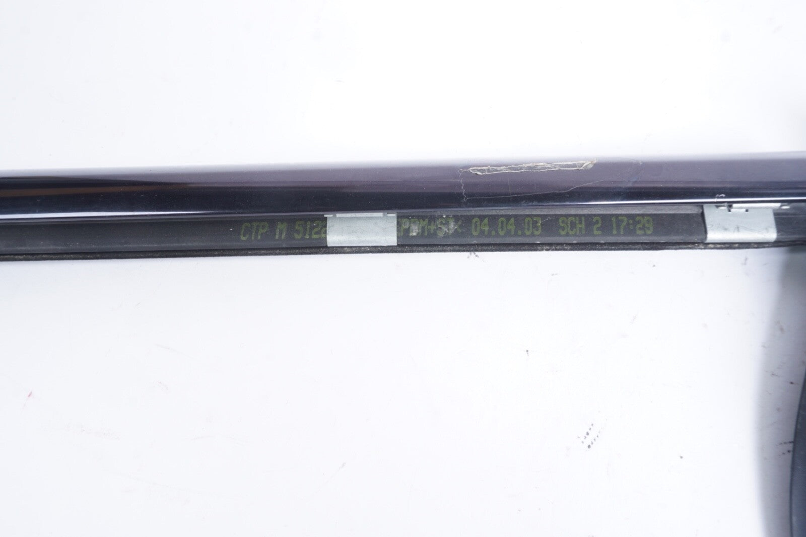 03-12 R230 MERCEDES SL500 PASSENGER RIGHT REAR QUARTER BELT MOLDING TRIM