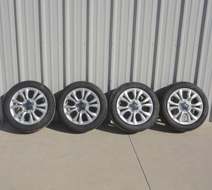 2016 - 2018 Fiat 500 Rim Rims Wheel Wheels OEM Aluminum 17x7 SET