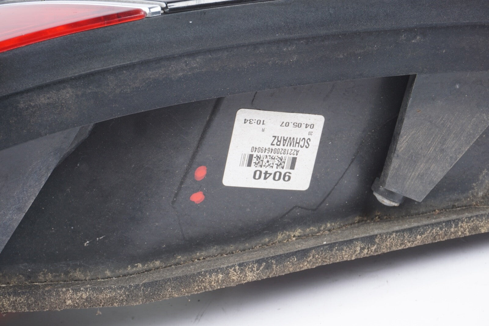 07-09 Mercedes W221 S550 S600 S63 AMG Right Passenger Side Tail Light Lamp OEM